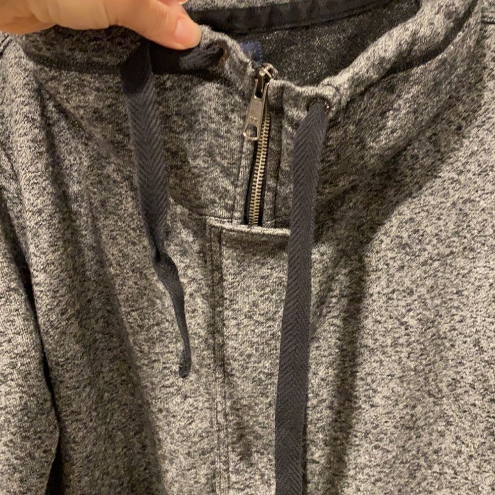 American Eagle Bomber Style Full Zip Sweatshirt - Picture 5 of 11